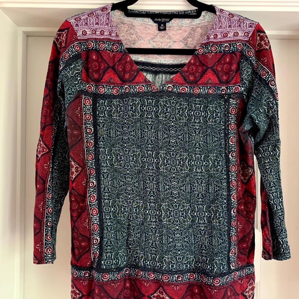 Lucky Brand Print Long Sleeve